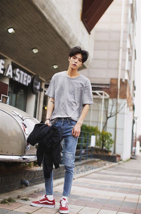 Embedded Asian Men Fashion Kpop Fashion Men Mens Outfits