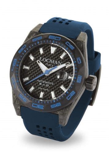 Locman Stealth Orologio Uomo Quadrante Carbonio Nero E Titanio