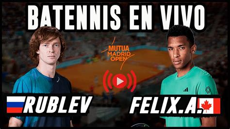 Andrey Rublev Vs Felix Auger Aliassime Masters De Madrid Final