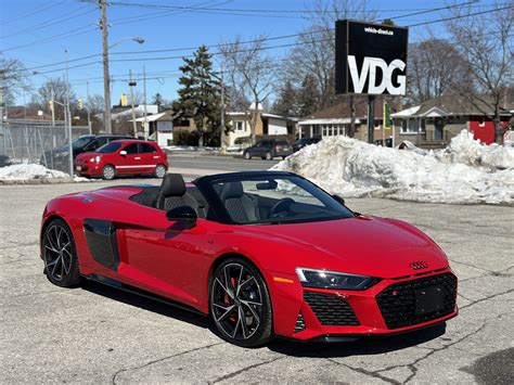 2021 Audi R8 Spyder Quattro Exotic Car Dealership Toronto
