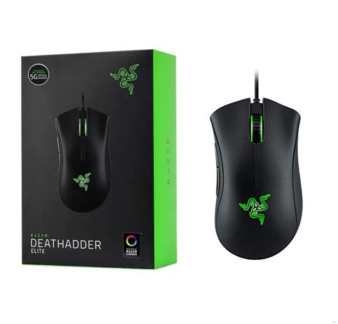 Mouse Gamer Razer Deathadder Elite 16000 Dpi 7 Botones Rgb Razer