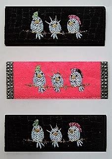 Be True Crafts Five More Designs For DIY Machine Embroidered Bookmarks