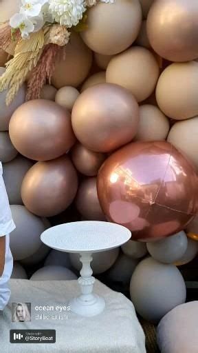 Shades Of Nude Birthday Theme Ideas Balloons Balloon Decorations Balloon Decorations Party