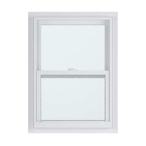 American Craftsman 23375 In X 3525 In 50 Series White Single Hung Low E Argon Glass Vinyl