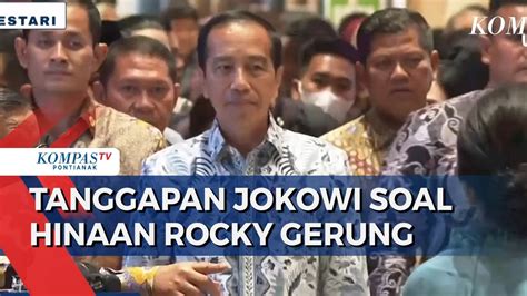 Ditanya Soal Pernyataan Rocky Gerung Jokowi Itu Hal Kecil YouTube