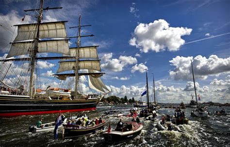 LEUK Eens In De 5 Jaar Is Het Zover SAIL Amsterdam Ruim 600 Schepen