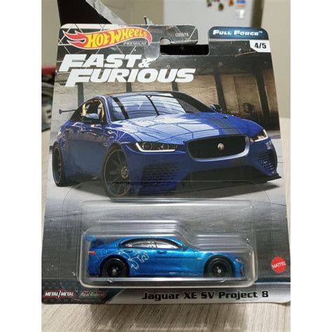 Hot Wheels Premium Jaguar Xe Sv Project Fast Furious Shopee Brasil