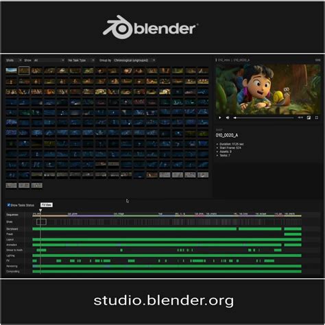 Blender Studio Web App Watchtower For Visual Production Tracker