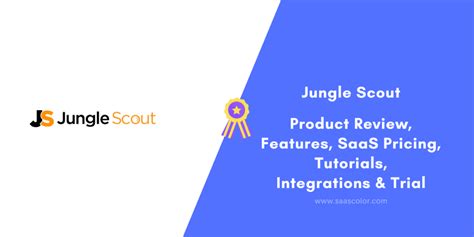 Jungle Scout Reviews Saas Pricing Features Tutorials