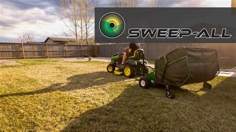 Spring Clean Up Made Easy Sweep All Gas Powered Lawn Sweepers Youtube