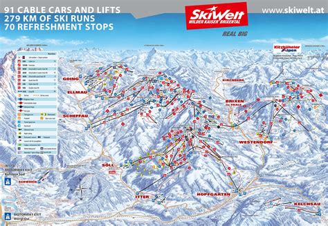 Soll Piste Map | trails & marked ski runs | SNO