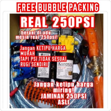 Jual PAKET CUCI MOTOR AC MOBIL POMPA AIR DC 12V 12VOLT JET CLEANER