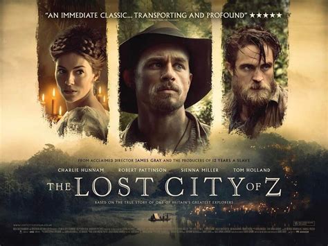 Robert And Kristen The Lost City Of Z Nouvelle Affiche Anglaise Avec Robert Pattinson