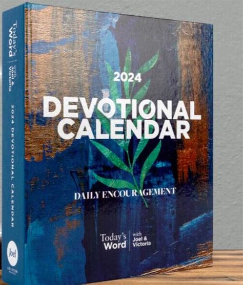 Devotional Calendar By Joel Osteen Today S Word Devotional