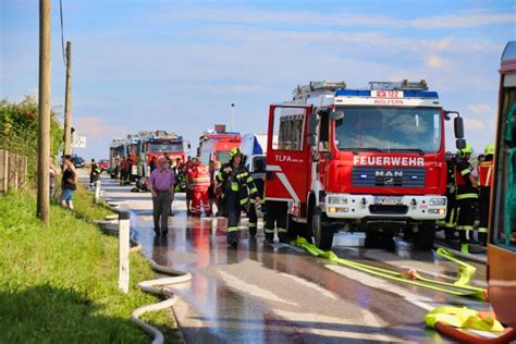 Fünf Feuerwehren bei Wohnhausbrand in Dietach im Einsatz laumat at