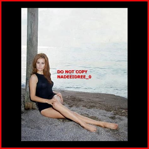 FRENCH ACTRESS CLAUDINE Auger Sexy Hot Pin Up James Bond Girl X Photo PicClick UK