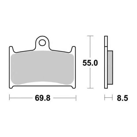 PLAQUETTE DE FREIN Brembo Pour Moto Triumph 750 Daytona AVG AVD 07SU14