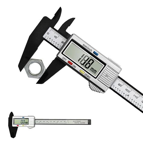 Calibrador digital de fibra de carbono Electrónica Digital Calibrador