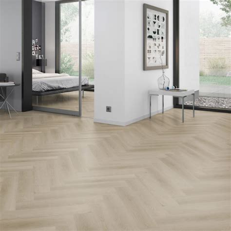 FoxFloors Skala 55 Eiche Heide 909HB Fischgrät Optik Vinylboden