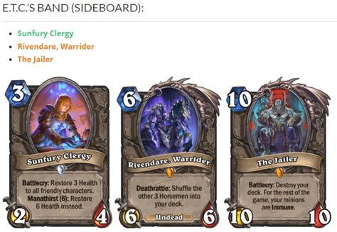 Hearthstone Top Decks On Twitter Standard Nohandsgamer S 50