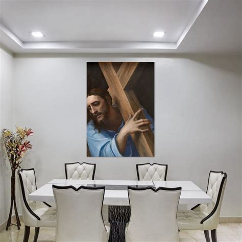 Cuadro De Cristo Cargando La Cruz Mirror Selfie Flat Screen