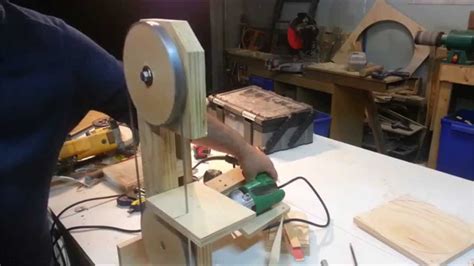 Homemade Bandsaw Drill Powered Youtube