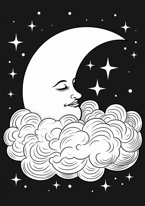 Moon — Coloring Pages: Free & Printable