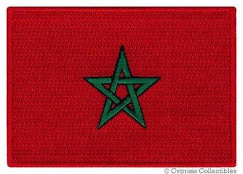 Moroccan Flag Flag Patches Morocco Flag Embroidered Patches