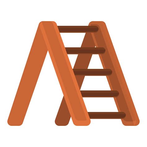 Construct ladder icon, cartoon style 14335047 Vector Art at Vecteezy