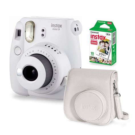 Kit Câmera Instax Mini 9 fujifilm Branco Gelo Submarino