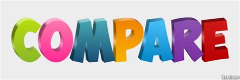 compare text effect  logo design word