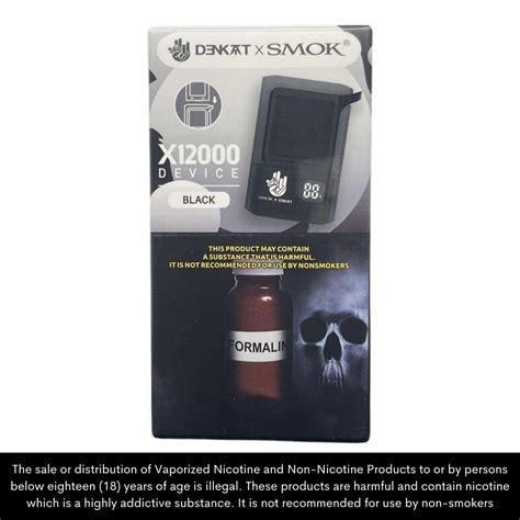 Denkat X Smok X12000 Vape Device Pods Sold Separately Smokleph