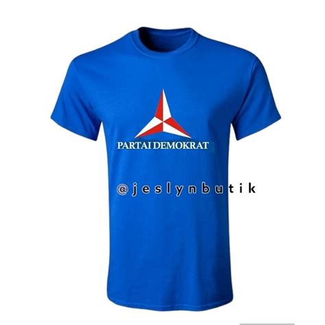 Jual Kaos Distro Baju Partai Demokrat Kaos Logo Lambang Merci Kaos