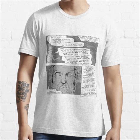 Greek Myth Comix Homer The Rhapsode T Shirt For Sale By