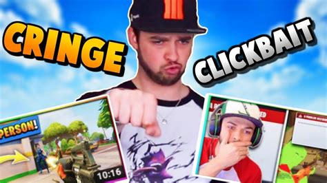 The Cringiest Most Clickbait Fortnite Youtuber Of Them All Youtube