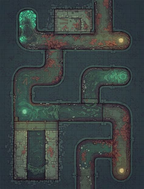 Sewer Map Dungeon Maps Sewer Map