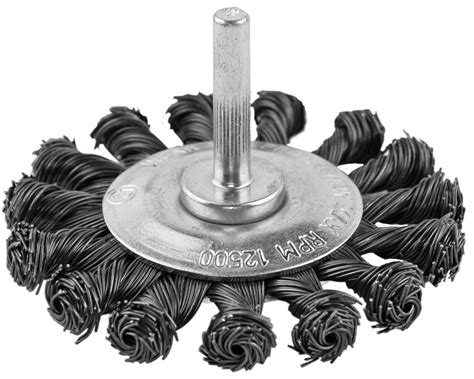 Abracs Spindle Mounted Wire Brush Twist Knot