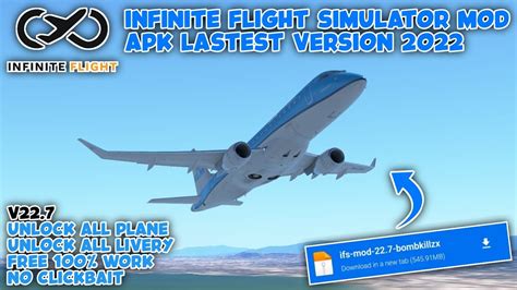 Infinite Flight Simulator Mod V Unlock All Plane Livery Terbaru