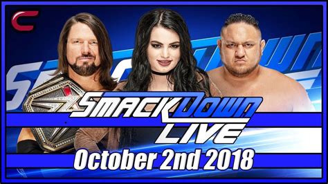 Wwe Smackdown Live Stream Full Show October Nd Live Reaction