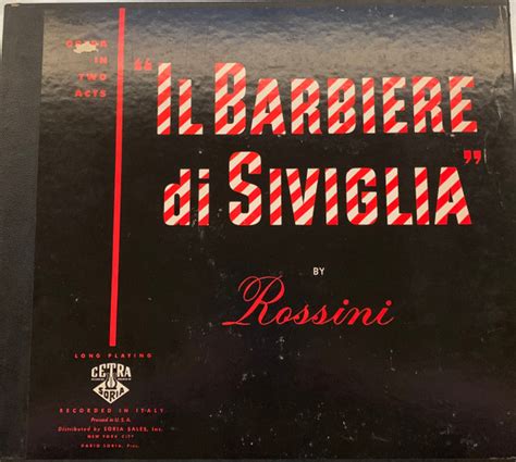 Gioacchino Rossini Il Barbiere Di Siviglia Box Vinyl Discogs