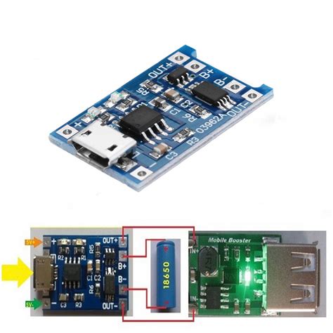 Tp Micro Usb V A Lithium Battery Charging Protection Board Te