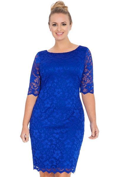 Plus Size Range Aideen Royal Blue Lace Dress Lace Blue Dress Royal