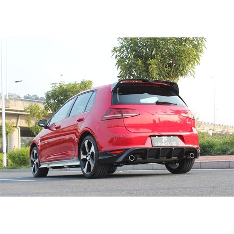 Rear Roof Spoiler Wing Lip For Volkswagen Vw Golf 7 Mk7 Gti And R Glossy