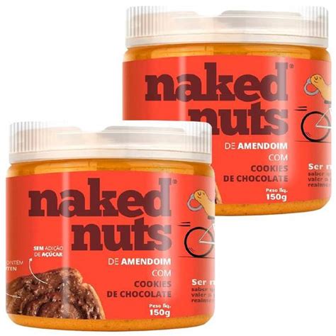 Kit Pasta De Amendoim Cookies De Chocolate G Naked Nuts Pasta De