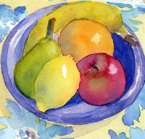 Fruit Watercolor By Suzanne Martin Watercolor Food Watercolor