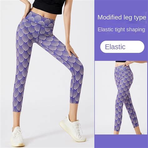 สไตล ใหม เอวสง Nude Feel ส จดกางเกงโยคะผ หญงมงคล Cloud สม