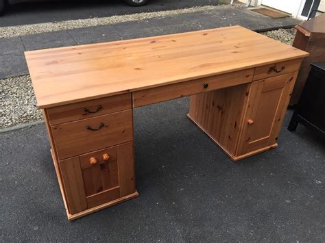 Large solid pine desk | in Newport | Gumtree