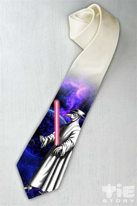 Vintage Star Wars Necktie Lightsaber Necktie Crazy Necktie Big Bang Necktie Scifi Nerd Movie