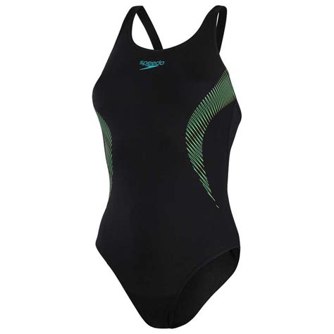 Speedo Bañador Placement Muscleback Eco Endurance Negro Swiminn