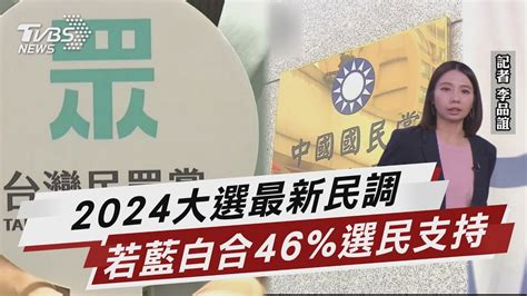 2024大選最新民調 若藍白合46 選民支持 【tvbs說新聞】20230501 Tvbsnews02 Youtube